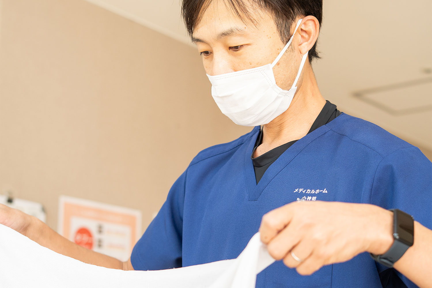 丁寧なケアで、入居者の毎日をやさしく支えます。